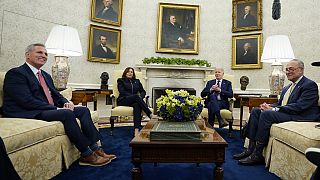 Beyaz Saray'da temerrüt konusunun ele alındığı görüşme