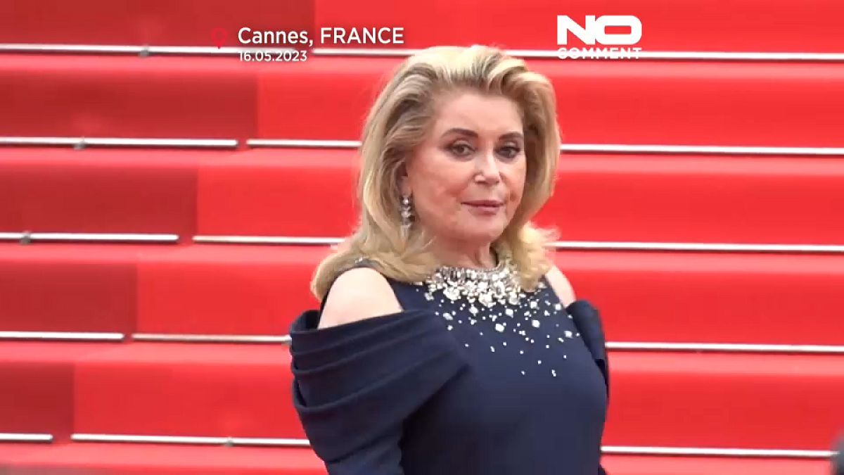 Catherine Deneuve officially opened the 76th Cannes Film Festival