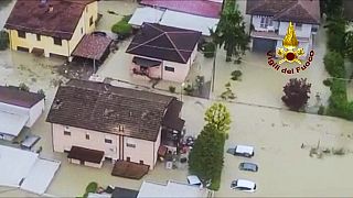 Graves inundaciones en la región italiana de Emilia-Romaña