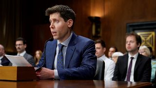 OpenAI CEO Sam Altman speaks at a Senate Judiciary Subcommittee on Privacy, Technology and the Law