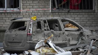 آثار قصف على ميكولايف الأوكرانية. 2022/11/11