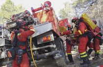 Spanish firefighters carry out preventative measures ahead of the expected summer wildfires