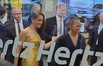Prinz Harry und seine Frau Meghan Markle bei einem Termin in New York