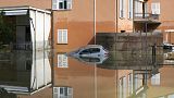 photo d'illustration de la ville de Faenza, en Italie, inondée, le 18 mai 2023