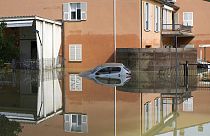 photo d'illustration de la ville de Faenza, en Italie, inondée, le 18 mai 2023