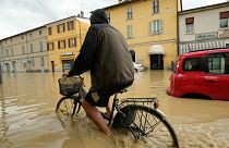 Überflutungen nach Starkregen in Italien