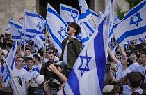 Marcha de ultranacionalistas israelíes por Jerusalén Este