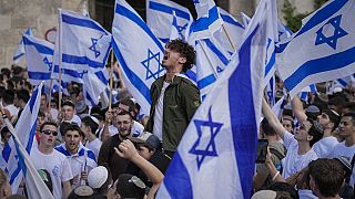 Marcha de ultranacionalistas israelíes por Jerusalén Este