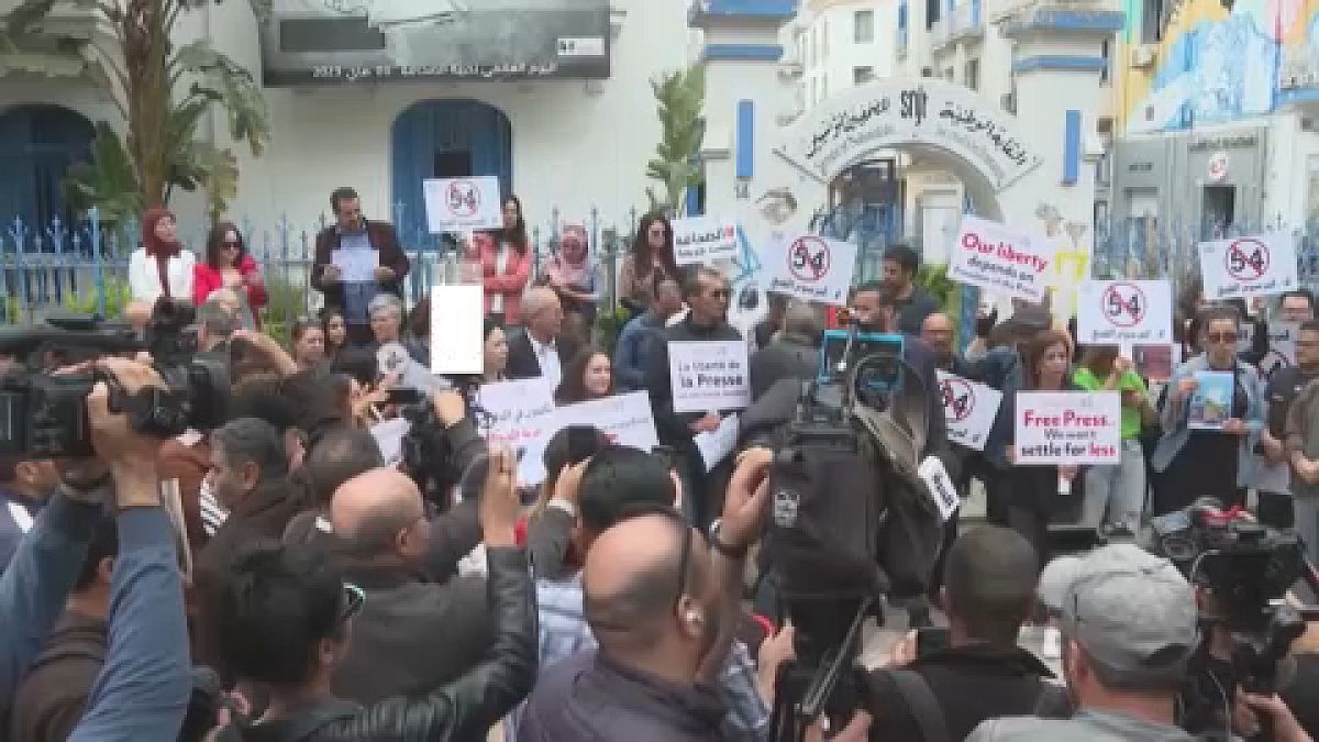 Proteste gegen Einschränkung der Pressefreiheit in Tunesien