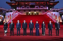 Líderes na Cimeira China-Ásia Central