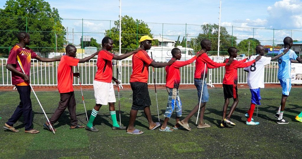 Blind football offers new hope in South Sudan