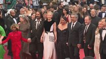 Cate Blanchett arrives at the Cannes Film Festival with the cast of The New Boy. May 19, 2023
