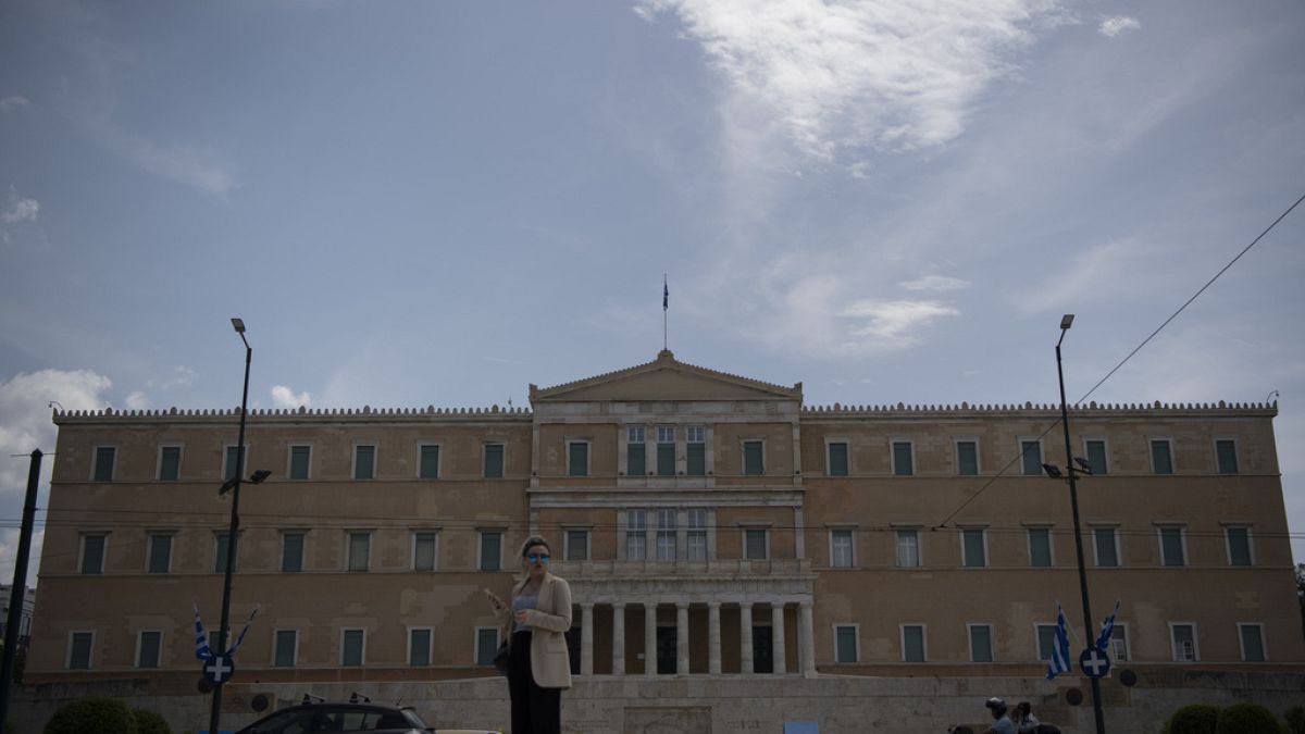 Выборы в однопалатный греческий парламент (на фото) пройдут 21 мая