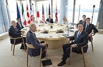 جورجيا ميلوني مع باقي قادة دول مجموعة7 في اليابان. 2023/05/19