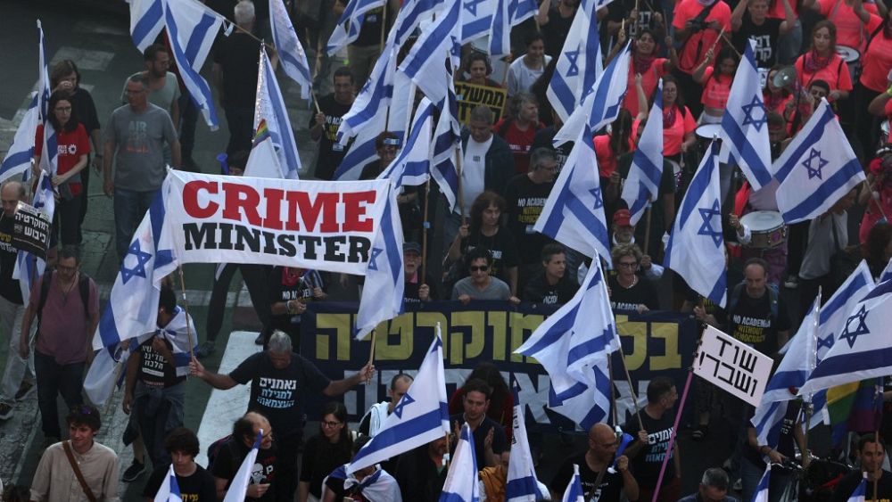 A múlt heti kihagyás után ismét tüntettek Izraelben