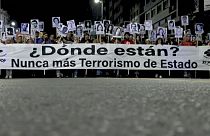 'Marcha del Silencio' en Montevideo (Uruguay). 
