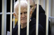 Alesz Bjaljacki tárgyalásán idén januárban