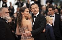 Alicia Vikander und Jude Law bei der Premiere ihres Films "Firebrand" in Cannes