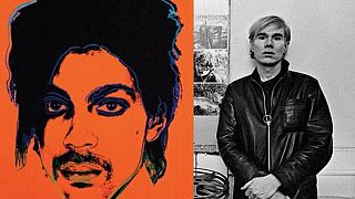 'Orange Prince' and Andy Warhol in 1968