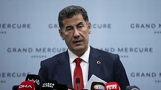 ATA İttifakı cumhurbaşkanı adayı Sinan Oğan, Ankara’da bir otelde basın toplantısı düzenledi