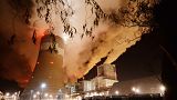 Clouds of smoke over Europe's largest brown coal power plant in Belchatow, central Poland. Clouds of smoke over Europe's largest brown coal power plant in Belchatow, central Poland.