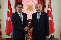 رجب طیب اردوغان، رئیس جمهور ترکیه و سینان اوغان، نامزد انتخابات ترکیه