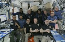 فريق رواد الفضاء في محطة الفضاء الدولية يرحب بالقادمين الجدد، ومن بينهم رائدا فضاء سعوديان