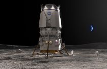 NASA'nın Artemis programı kapsamında astronotları Ay'a geri götürecek Blue Origin'e ait uzay aracı