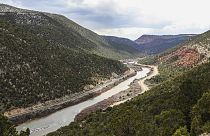 Imagen del río Colorado del pasado mes de abril cerca de la localidad de Burns, en el estado del mismo nombre. 
