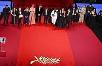 Atores da série "The Idol", no Festival de Cinema de Cannes