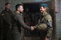  Президент Украины наградил отличившихся бойцов медалями