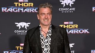 Ray Stevenson arrives at the world premiere of "Thor: Ragnarok" in Los Angeles on Oct. 10, 2017. 