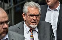 Veteran entertainer Rolf Harris arrives at Southwark Crown Court in central London in 2014. Harris was jailed for five years, nine months for sex assaults.