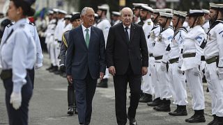 Algerian leader on state visit to Portugal