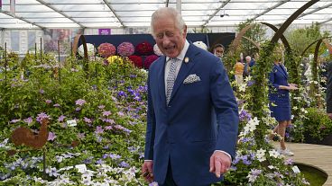 King of flowers - Charles at Chelsea flower show