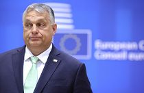 Orbán Viktor miniszterelnök 2023. március 23-án Brüsszelben