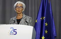 La présidente de la Banque centrale européenne Christine Lagarde, le 24 mai 2023, Francfort