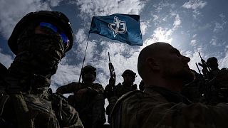 پرچم نیروهای شبه‌نظامی سپاه داوطلب روس