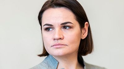 Die belarussische Oppositionsführerin Swetlana Tichanowskaja