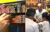 دکان «مداد رفیع» در بازار تهران