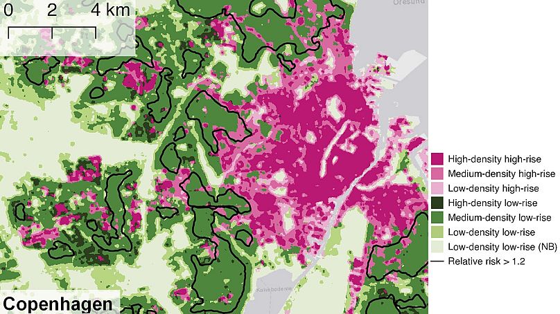 "Higher depression risks in medium- than in high-density urban form across Denmark" étude publiée dans la revue scientifique Science Advances.
