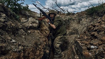 نبرد باهموت در شرق اوکراین
