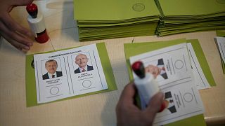 برگه‌های رای گیری دور دوم انتخابات در ترکیه به تاریخ ۲۸ مه ۲۰۲۳