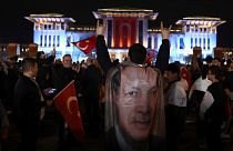 Supporters of Recep Tayyip Erdogan