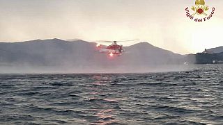 Rescue operation on Lake Maggiore