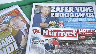 Turkish front pages carey the news of Erdogan's victory