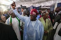 Bola Tinubu am 1. März 2023 in Abuja nach seinem Wahlsieg