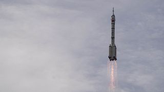 Un cohete Larga Marcha 2F propulsó hacia el espacio a la Shenzhou-16
