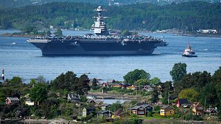 Американский авианосец USS Gerald R. Ford может зашёл в норвежские воды, самый крупный военный корабль в мире может принять участие в учениях "Artic Challenge".