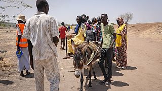 Injured Sudanese escape into Chad